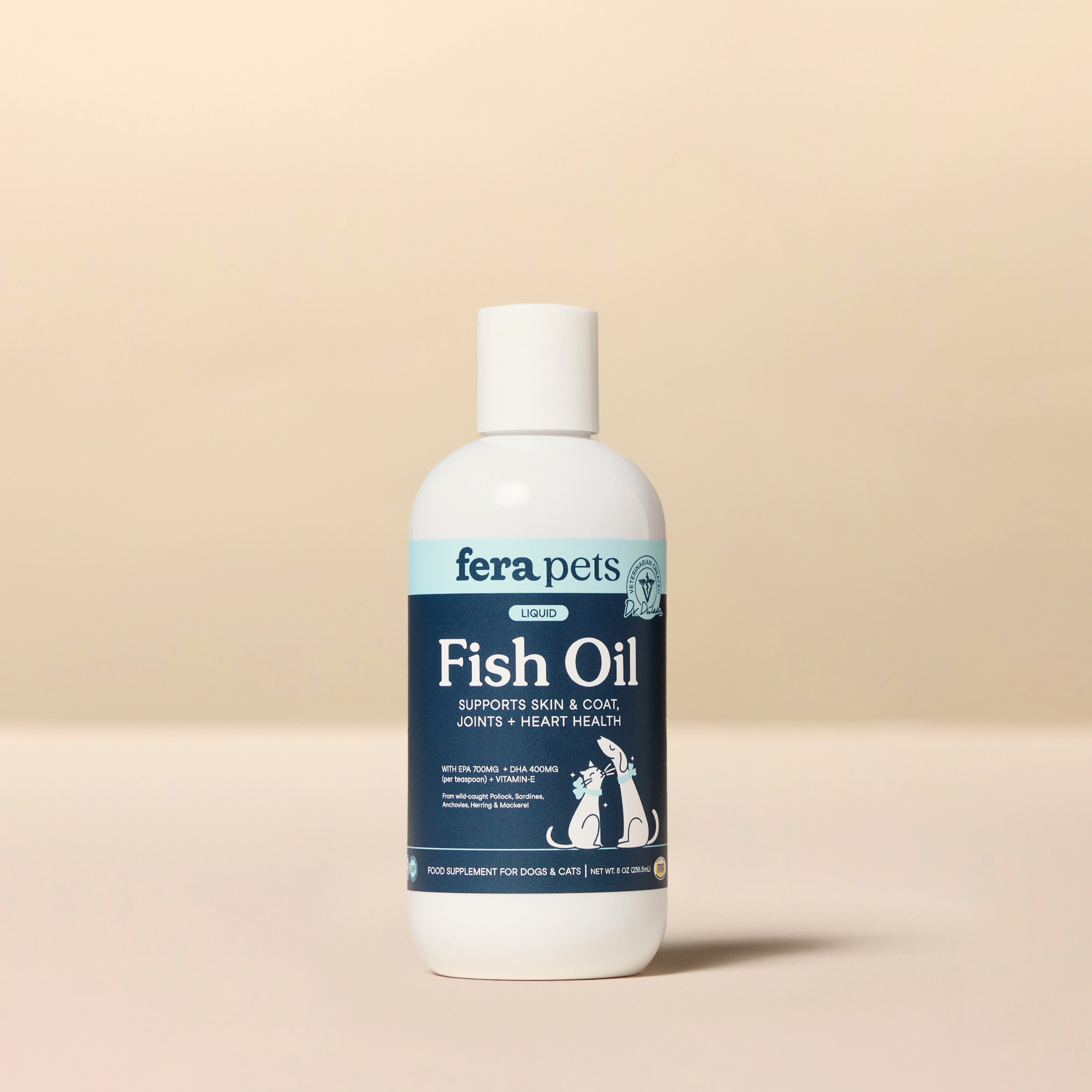 Fera Pets wild caught fish oil bottle
